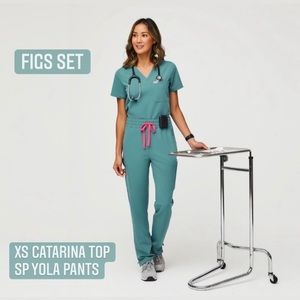 Figs hydrogreen set SP/XS Catarina top & Yola pant